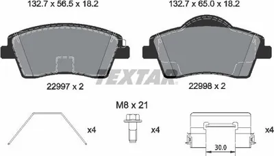 Obrázek produktu pro Volvo Brzdové Destičky Přední Xc40 1,5-2,0 18-