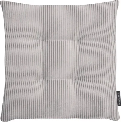 Produktbild von Sitzkissen - 35 x 35 cm - Grau - Cordoptik - mit Steppung