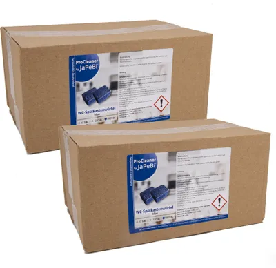 Produktbild von 200 WC - Wasserkastenwürfel Spülkasten-Würfel Reinigungs-Tabs blue, 50g