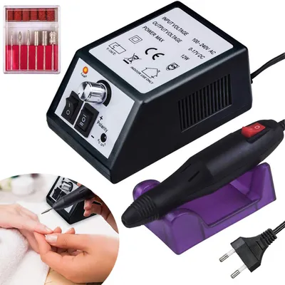 Produktbild von Nagelfräser Elektrische, Elektrische Nagelfeile Maniküre Set, für Acrylnägel Gelnägel Kallus Entfernen
