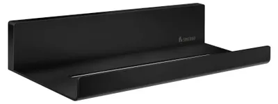 Produktbild von Smedbo SIDELINE - Duschregal. Schwarz. 250 x 112 mm. Wandplatte Höhe 47 mm. DB5001