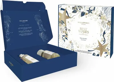 Zdjęcie produktu dla Millefiori Dolce Vaniglia Gift Set, Butelka na perfumy, Dyfuzor z zapachem trzcinowym