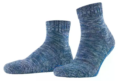 Image de Chaussettes anti-dérapantes FALKE, modèle Uni, en coton, avec grip, pour homme et femme, paquet de 1 paire