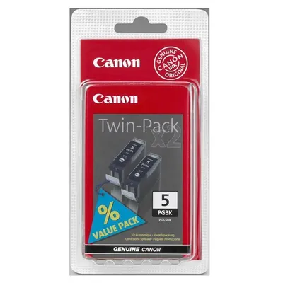 Produktbild von Canon PGI-5BK Twin Pack Druckerpatrone 2 Stück(e) Original Schwarz