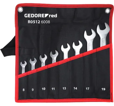 Productafbeelding van GEDOREred 3301081 GEDOREred Doppelmaulschlüssel-Satz R05126008 3301081 8-teilig