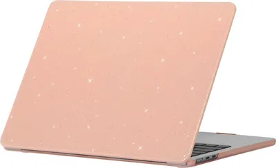 Produktbild von Mobigear Sparkling Cream MacBook Air 13 Zoll (2022-2026) Hardcase Hülle MacBook Case - Pink - Model A2681 / A3113 / A3240 / A3449