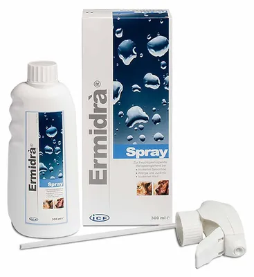 Produktbild von ICF Ermidra Spray 300 ml | Feuchtigkeitspender für Hunde & Katzen