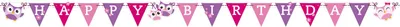Produktbild von Amscan Riethmüller Girlande Partykette Deko Happy Birthday Eule Papier