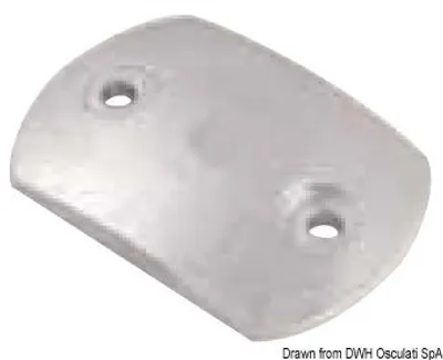 Produktbild von Convex Anode Platte Osculati 43.600.05