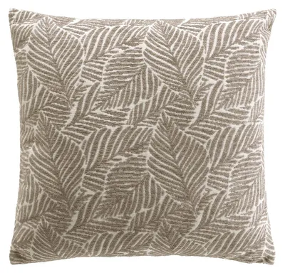 Produktbild von Dekokissen, Jacquardmuster Blätter, 40 x 40 cm