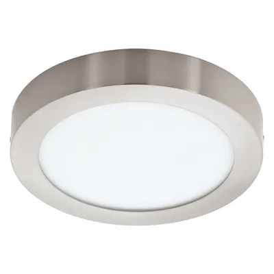 Produktbild von EGLO 33318 LED Aufbauleuchte Crosslink FUEVA-C nickel-matt H:4cm Ø:22.5cm dimmbar 2700-6500K mit Connect Funktion