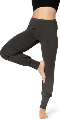 Produktbild von Bellivalini Yoga Hose Damen Lang Haremshose Trainingshose BLV50-278 (Dunkelmelange, XS)