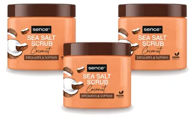 Produktbild von 3 x Sence Coconut Bodyscrub - Pflegend - 500 g - Vorteilspackung - 3 Stücke