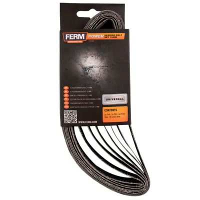 Produktbild von FERM Schleifband acht stk Papier EFA1004