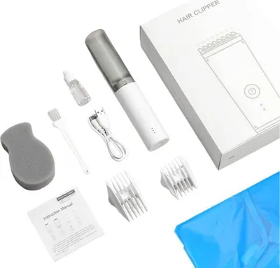 Produktbild von INF USB Wiederaufladbare Haarschneidemaschine mit Saugfunktion für Zuhause