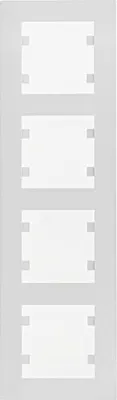 Immagine prodotto di telaio intenso a 4 pieghe verticale, bianco WL5640 Lumina Hager