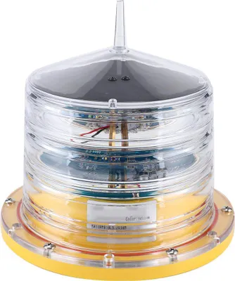 Zdjęcie produktu dla IP68 Solar Power Barge Safety Beacon Light 20Les migające pływające 256 koralików lampy dla statku Marine Boat