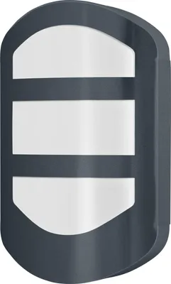 Produktbild von OSRAM ENDURA Style Plate Wall, Außenwandleuchte Dunkelgrau Edelstahl, 12W, 600lm, 3000K, IP44