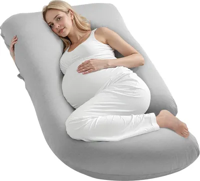 Image de Oreiller de grossesse en forme de G Oreiller de maternité pour tout le corps Doux et respirant