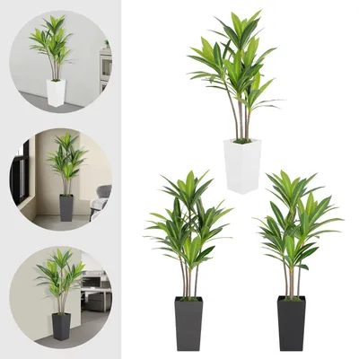Image de Plante artificielle Dracaena de 152 cm, idéale pour la décoration intérieure et extérieure