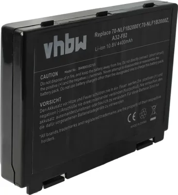Produktbild von vhbw Akku kompatibel mit Asus K Serie K70, K70io, K70ij, K70ic Notebook (4400 mAh, 11,1 V, Li-Ion)