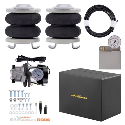 Produktbild von 2x Luftfederung Hinten + 12V Kompressor Kit für Fiat Ducato Peugeot Boxer 1994-