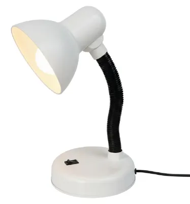 Immagine prodotto di Luxus Europe - Lampada da scrivania Nino, bianca - Lampada da lettura - Lampada per scrivania
