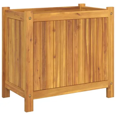 Obrázek produktu pro vidaXL Květináč s vložkou 54x31x50 cm z masivního dřeva akácie