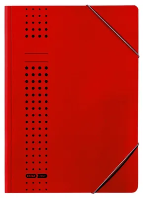 Produktbild von ELBA Eckspanner-Mappe chic, für A4, aus Karton, rot, 25er Pack