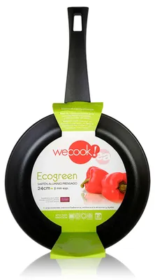 Produktbild von WECOOK! Ecogreen Bratpfanne 20cm, Antihaftbeschichtung XYLAN Plus PFOA-frei, Gep
