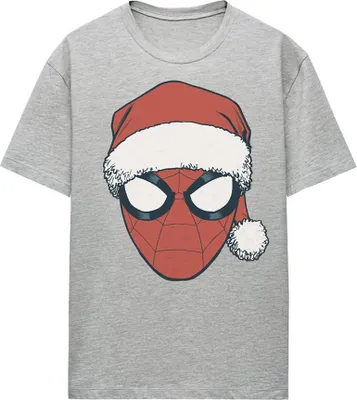 Produktbild von Spider-Man - "Portrait" T-Shirt für Damen, meliert, weihnachtliches Design TV26503 (M) (Sportliches Heather)