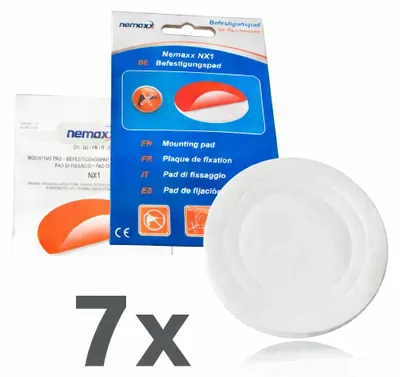 Produktbild von NEMAXX® Rauchmelder-Befestigungspad Ø 80 mm, 7 Stück – 3M Klebepad High-Tack selbstklebend, ohne Bohren – für Rauch-, Brand-, CO- & Thermomelder