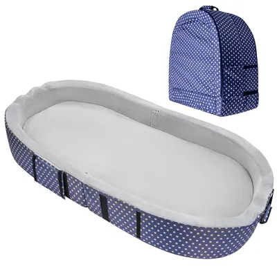 Image de Lit de voyage pliable avec matelas pour enfants