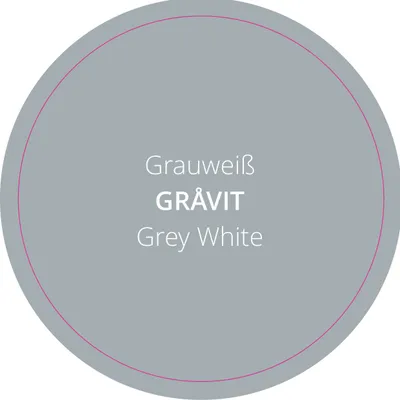 Produktbild von Leinölfarbe - Innen-& Außen - Gråvit - Grauweiß (0,25 Liter) - natürlicher Holzschutz - Schweden chemikalienfrei