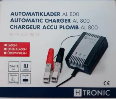 Immagine prodotto di AL 800: caricabatterie per batterie al piombo da 2/6/12 V