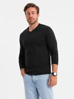 Produktbild von Ombre Clothing Langarm-T-Shirt für Männer Avasant gewohnheiten S