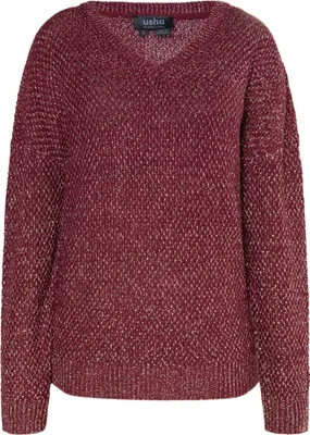 Image de Pull pour femme, marque Caneva, couleur rouge, taille XXL