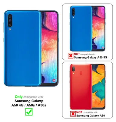 Immagine prodotto di Cadorabo cover per Samsung Galaxy A50 4G / A50s / A30s cover protettiva in nero custodia per cellulare Case Cover