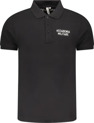 Produktbild von Schwarzes Kurzarm-Poloshirt für Herren – Akzentuiertes Design