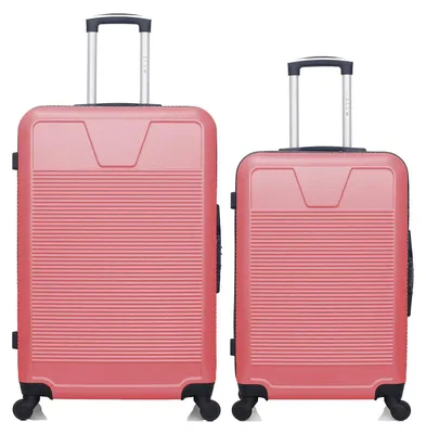 Image de WAVE PARIS - Lot de 2 - Valise grand format et valise weekend SELENGA
