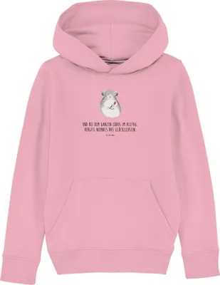 Produktbild von Mr. & Mrs. Panda Kinderpullover Chinchilla Blume 7-8 Jahre (122/128) - Baumwolle Pink - Geschenk, Sweatshirt, Kinderbekleidung, Hoody, Lustige Sprüche, Pullover, Hoodie