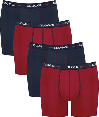 Produktbild von sloggi 4er Pack Start Long Short / Pant Extra weiches Taillenband, Feuchtigkeitsableitend und atmungsaktiv, Lässiges Design