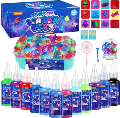 Obrázok produktu pre Kreatívna sada 12 farieb, 10 foriem, squishy gél, pre deti