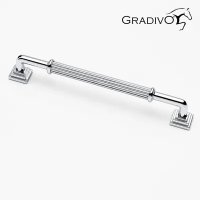 Produktbild von Möbelgriff Küchengriffe Schrankgriff Bügelgriff Schubladengriffe 937 Chrom 224 mm