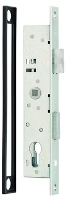 Immagine prodotto di Alberts 413057 Serratura a telaio tubolare, zincata, arretrata 25 mm, altezza 197 mm, larghezza 38 mm