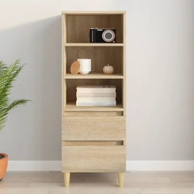 Image de Maison Exclusive - Buffet haut Sonoma chêne 40x36x110 cm Matériau dérivé du bois