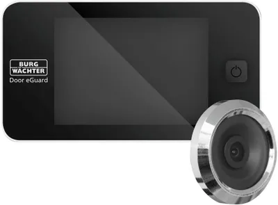 Image de Judas numérique, modèle deur-eGuard DG 8100, écran couleur, compatible avec les portes de 38 à 110 mm d'épaisseur