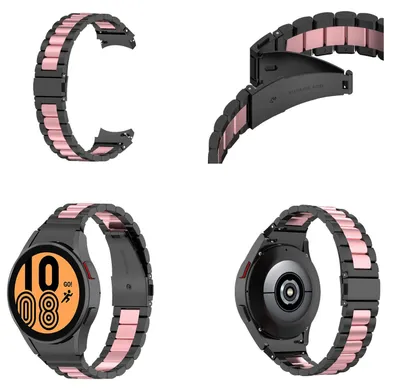 Produktbild von Für Samsung Galaxy Watch FE 6 5 4 Normal Pro Classic alle Größen Armband Edelstahl