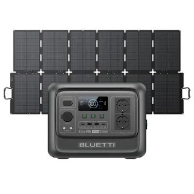 Produktbild von BLUETTI Tragbare Powerstation Elite 100 V2 mit 500W,1024Wh leichter Generator für Camping,Wohnmobil