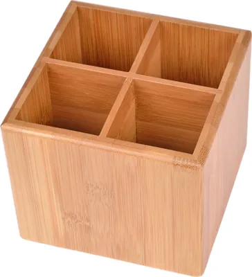 Produktbild von GRÄWE Aufbewahrungsbox aus Bambus mit Unterteiler